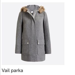 J crew factory vail parka size 4